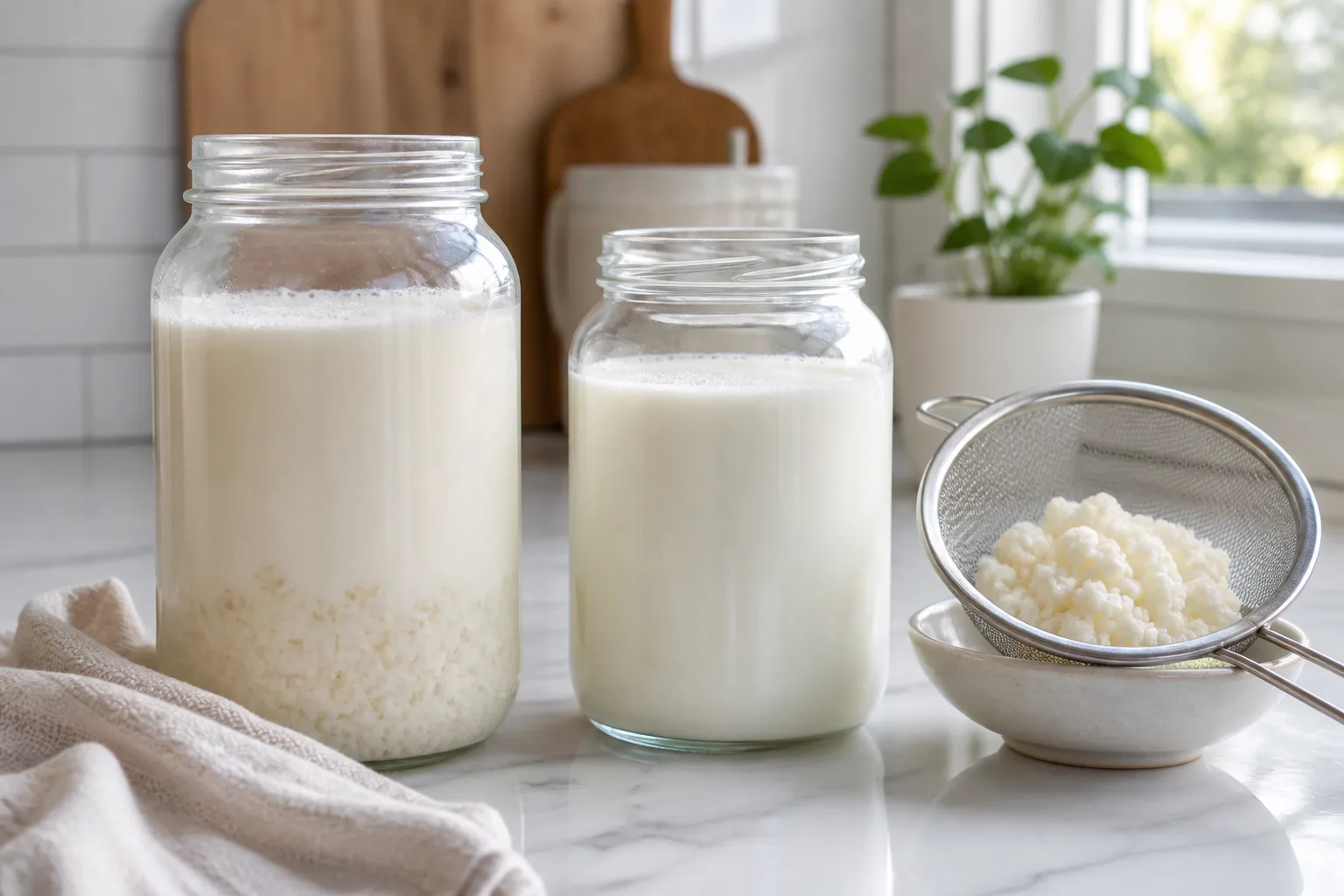 A breakfast bowl being prepared at home